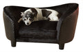 Enchanted pet Enchanted hondenmand sofa ultra pluche snuggle wicker bruin