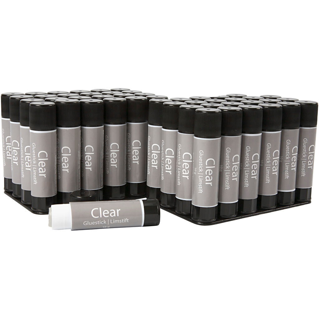 Creativ Company - Creativ Company Https://www.cchobby.nl/transparante-lijmstift-rond-10-gr-48-stuk-1-doos