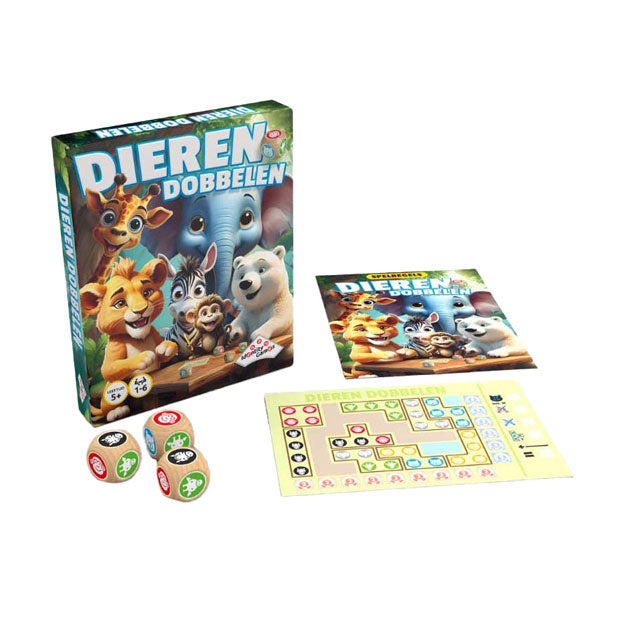 Identity Games - Identity Games Dieren dobbelen - 1 tot 6 spelers