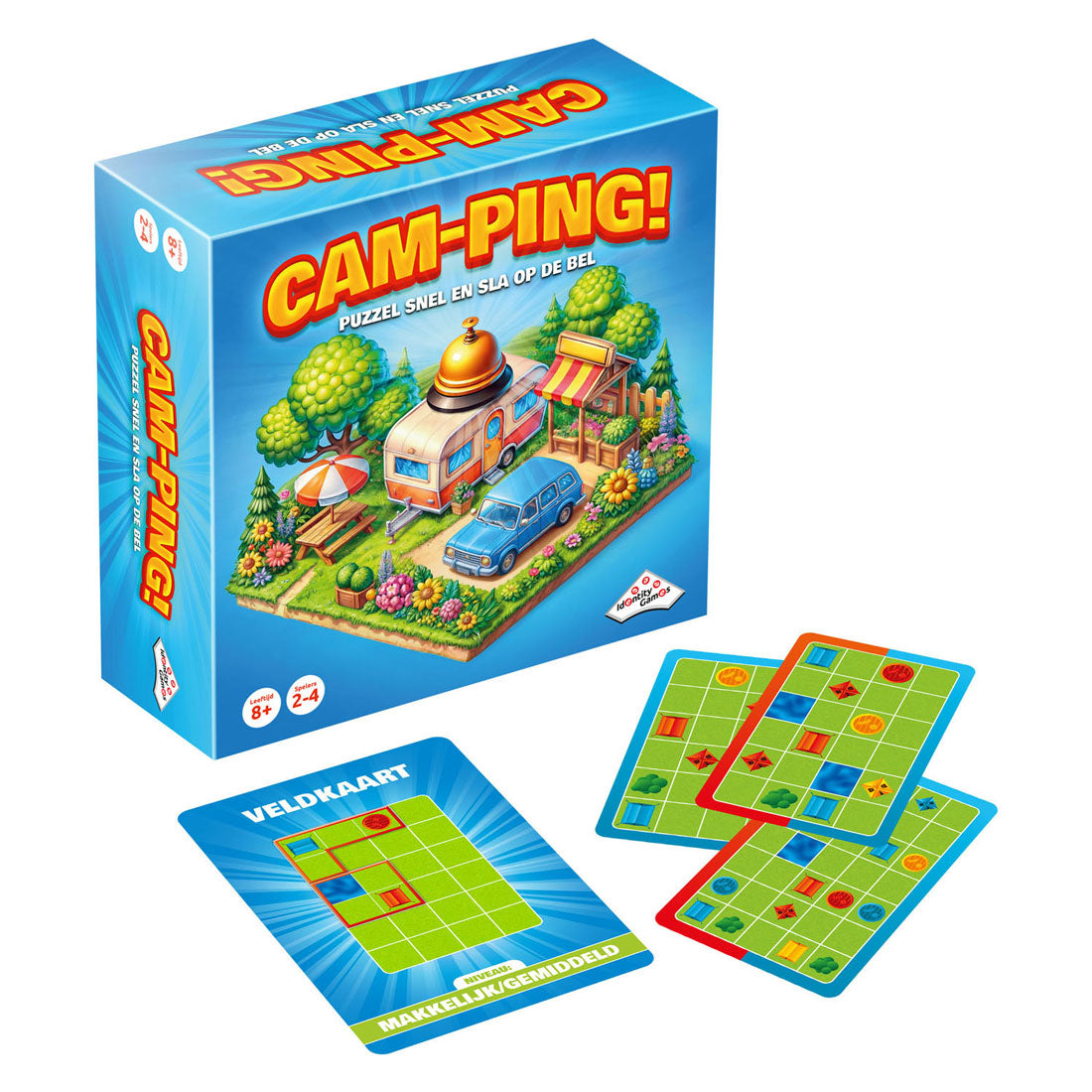 Identity Games - Identity Games Cam-ping - puzzel snel en sla op de bel!