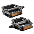 Wellgo Fp set pedaal fp-922g+ 9 16 zwart aluminium reflectie bulk