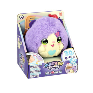 Funtasy family jumbo kiss-meez hamster - interactieve knuffel