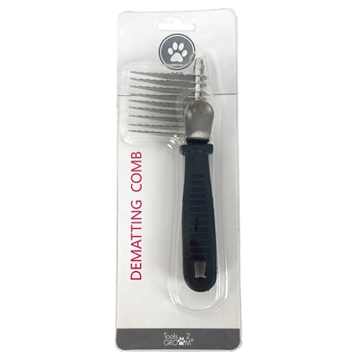 Tools-2-groom - Tools-2-groom klittenkam kunststof greep