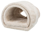 Trixie speeltunnel konijn cavia pluche beige