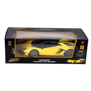 Kool speed radiografisch bestuurbare auto lamborghini 1:16 2,4g aventador svj roadster geel