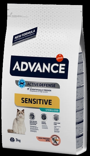 Advance - sterilized sensitive - salmon - kattenvoer - 3 kg