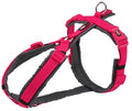 Trixie - hondentuig premium trekking fuchsia / grijs