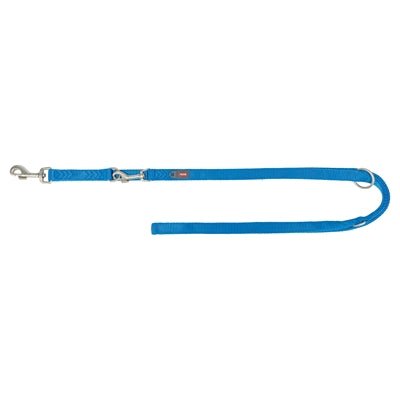 Trixie - hondenriem premium dubbelgestikt verstelbaar royal blauw