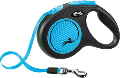 Flexi - rollijn new classic neon tape zwart / blauw