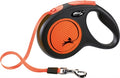 Flexi rollijn new classic neon tape zwart oranje