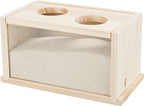 Trixie zandbad voor muizen hamsters hout