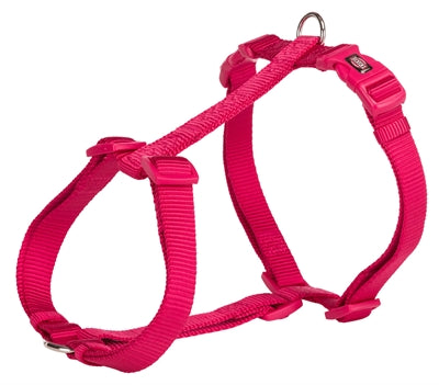 Trixie - hondentuig premium h-tuig fuchsia