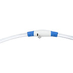 Trixie lichtgevende halsband usb flash light oplaadbaar tpu blauw