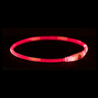 Trixie - lichtgevende halsband usb flash light oplaadbaar tpu multi