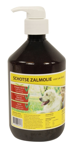 Huile de saumon Utopia Diertotaal naturelle avec pompe