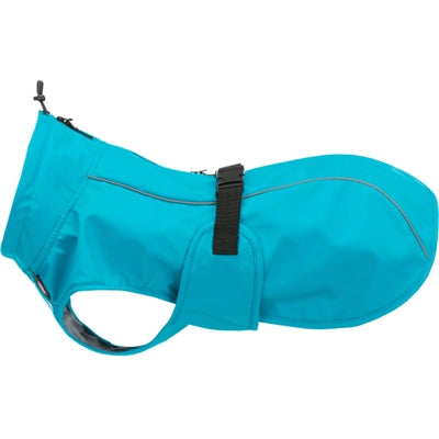 Trixie regenjas hond - vimy - blauw - rug 50 cm buik 48 66 cm
