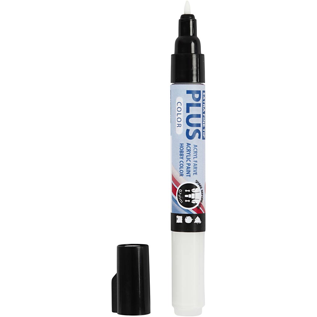 Creativ Company - Creativ Company Https://www.cchobby.nl/plus-color-marker-l-14-5-cm-lijndikte-0-7-mm-off-white-5-5-ml-1-stuk