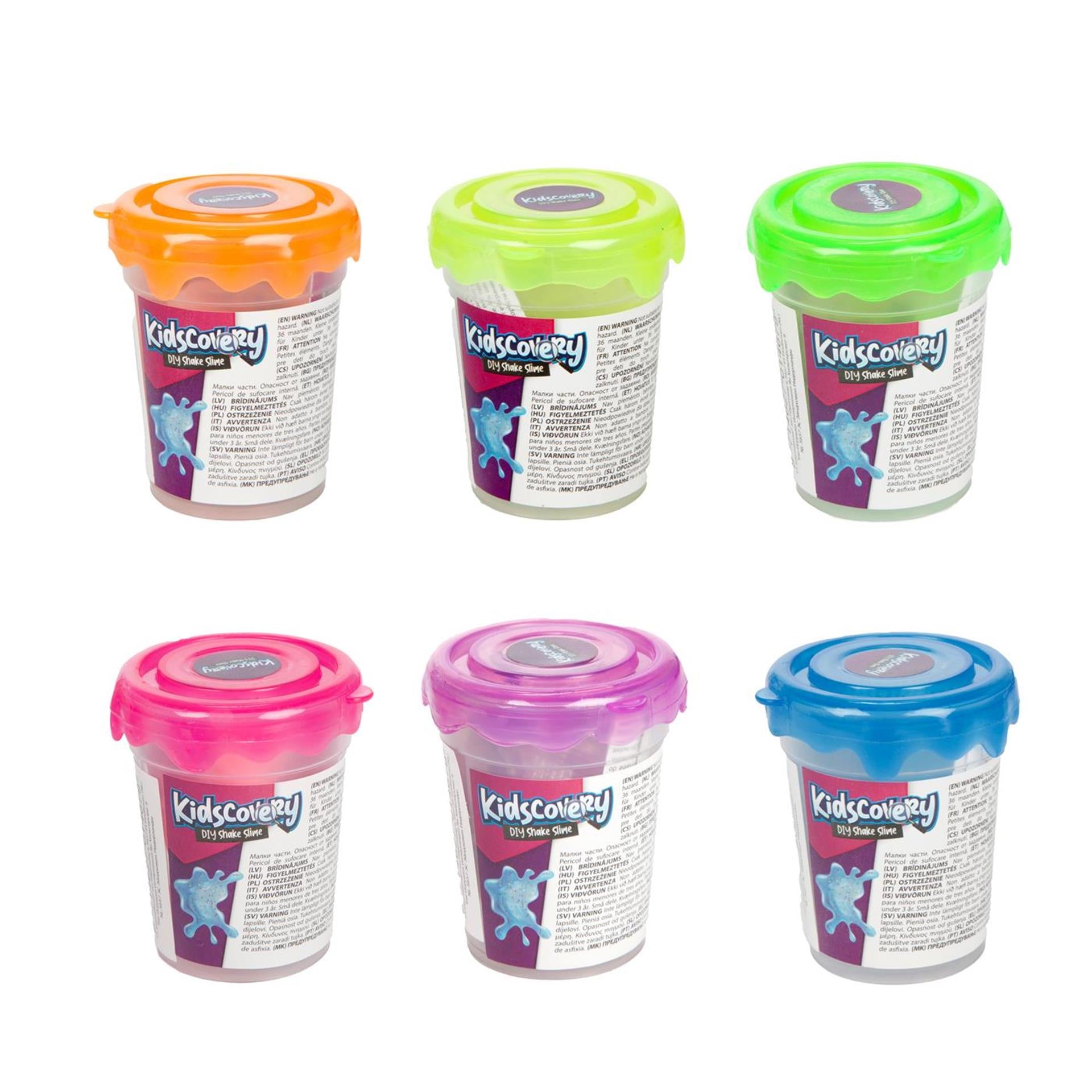 Toi-toys kidscovery confetti shake slijm maken