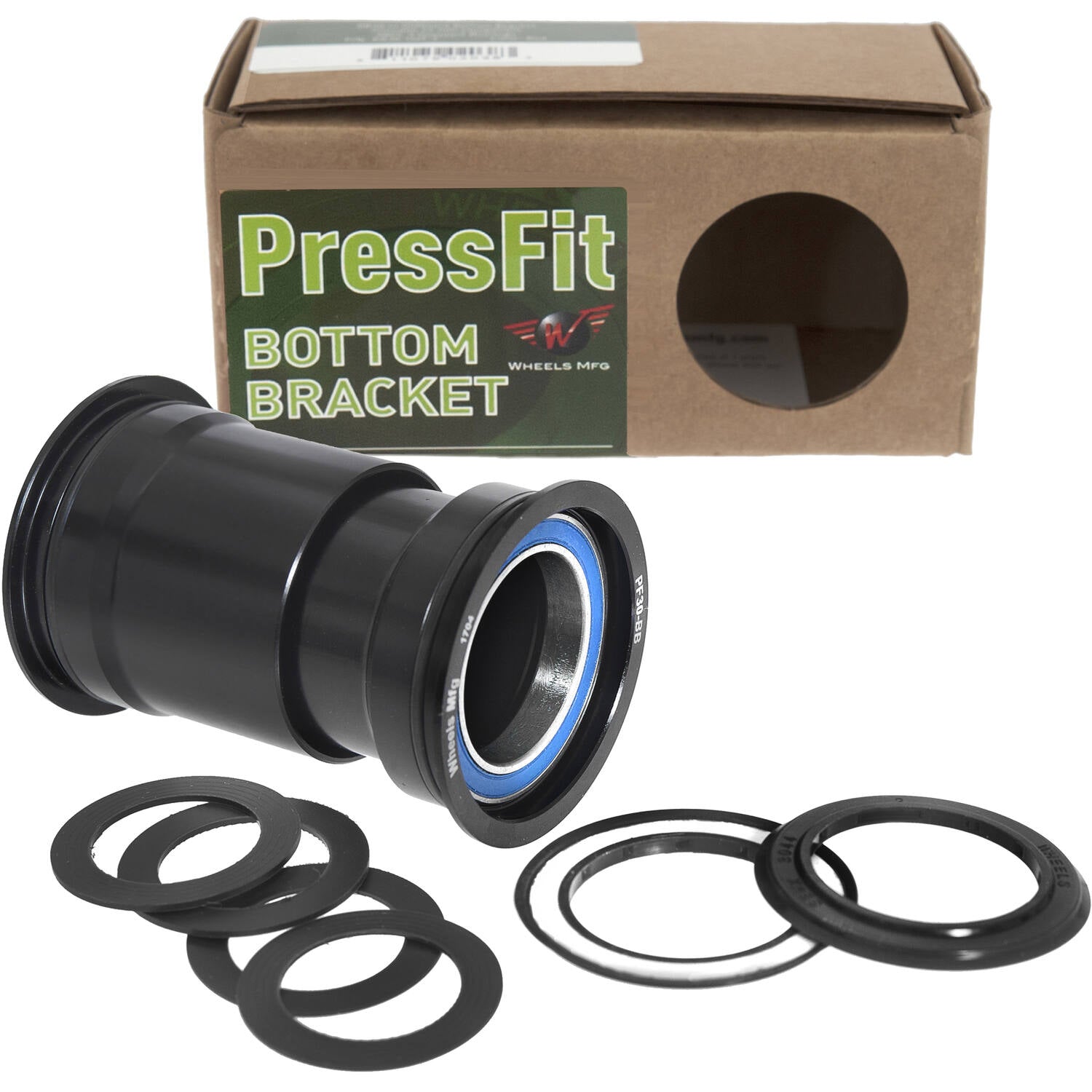 Wheels manufacturing wheels mfg - trapas pressfit 30 abec 3 zwart