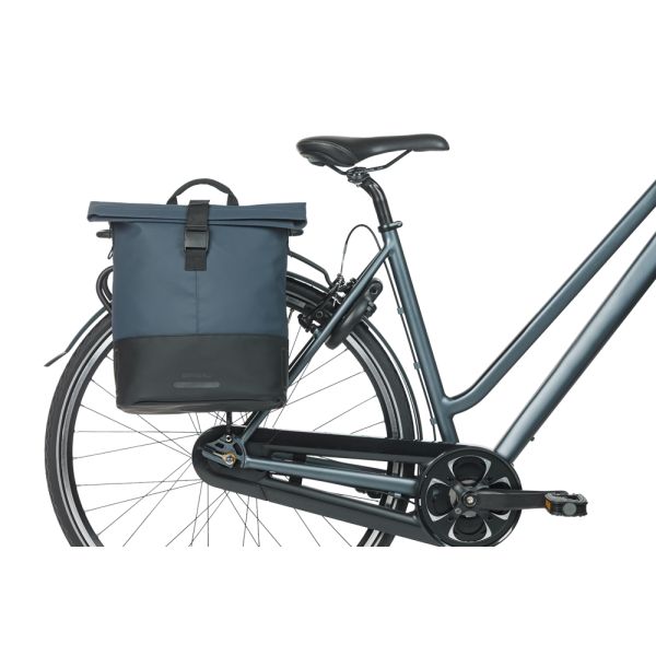 Basil B.V. - B.V. Tas basil cove dubbel blauw/zwart | mik | 32l