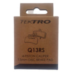 Tektro scheibenbremsbelag brake pads q13rs resin 5mm