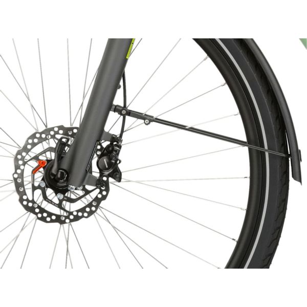 Kross e-bike 28'' sentio hybrid 4.0 - nexus 7 - groen glans - xl (56 cm) - shimano steps du-e5000 middenmotor 36v 250w