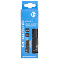 M-wave ahead-pen verlenger 1-1 8 incl. 4 spacers + ahead plug - zwart