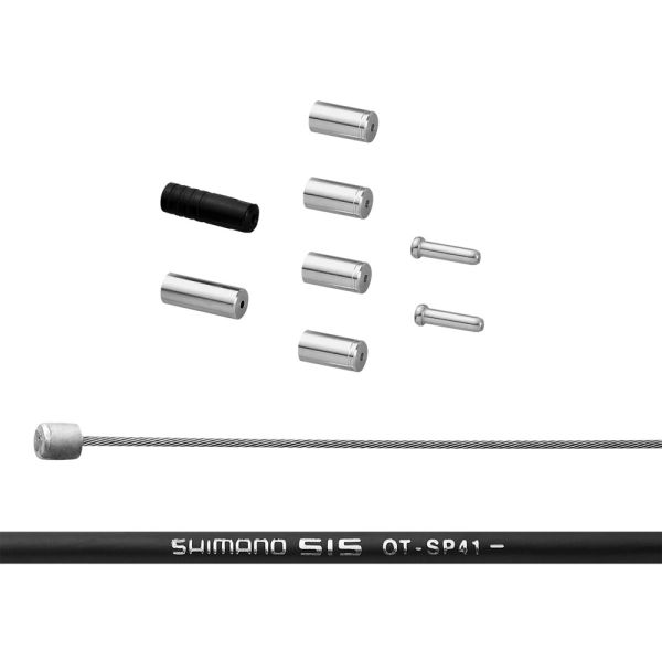 SHIMANO - SHIMANO Versnellingskabelset race rvs - zwart