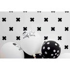 Noordwand behang fabulous world cross wit en zwart