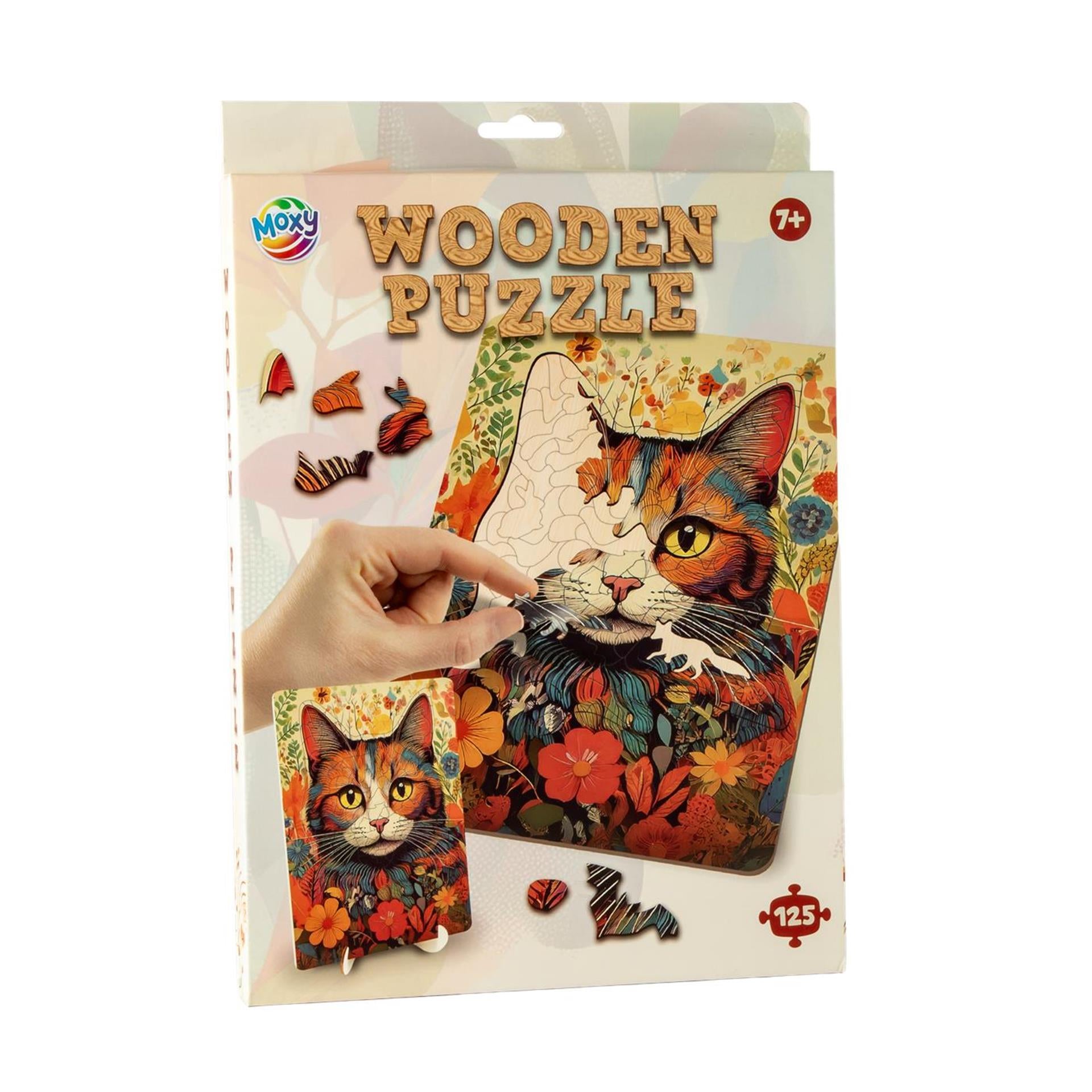 Moxy - Moxy houten puzzel cat unieke vormen