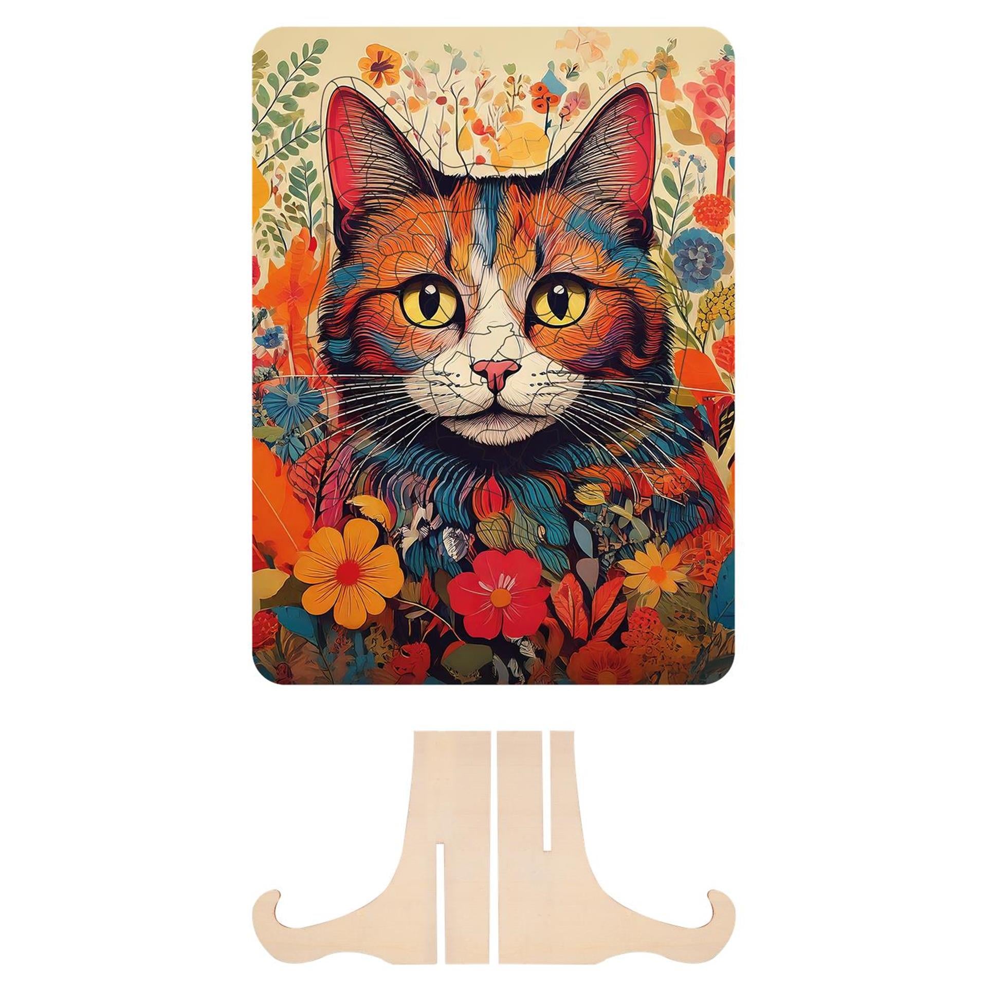 Moxy - Moxy houten puzzel cat unieke vormen