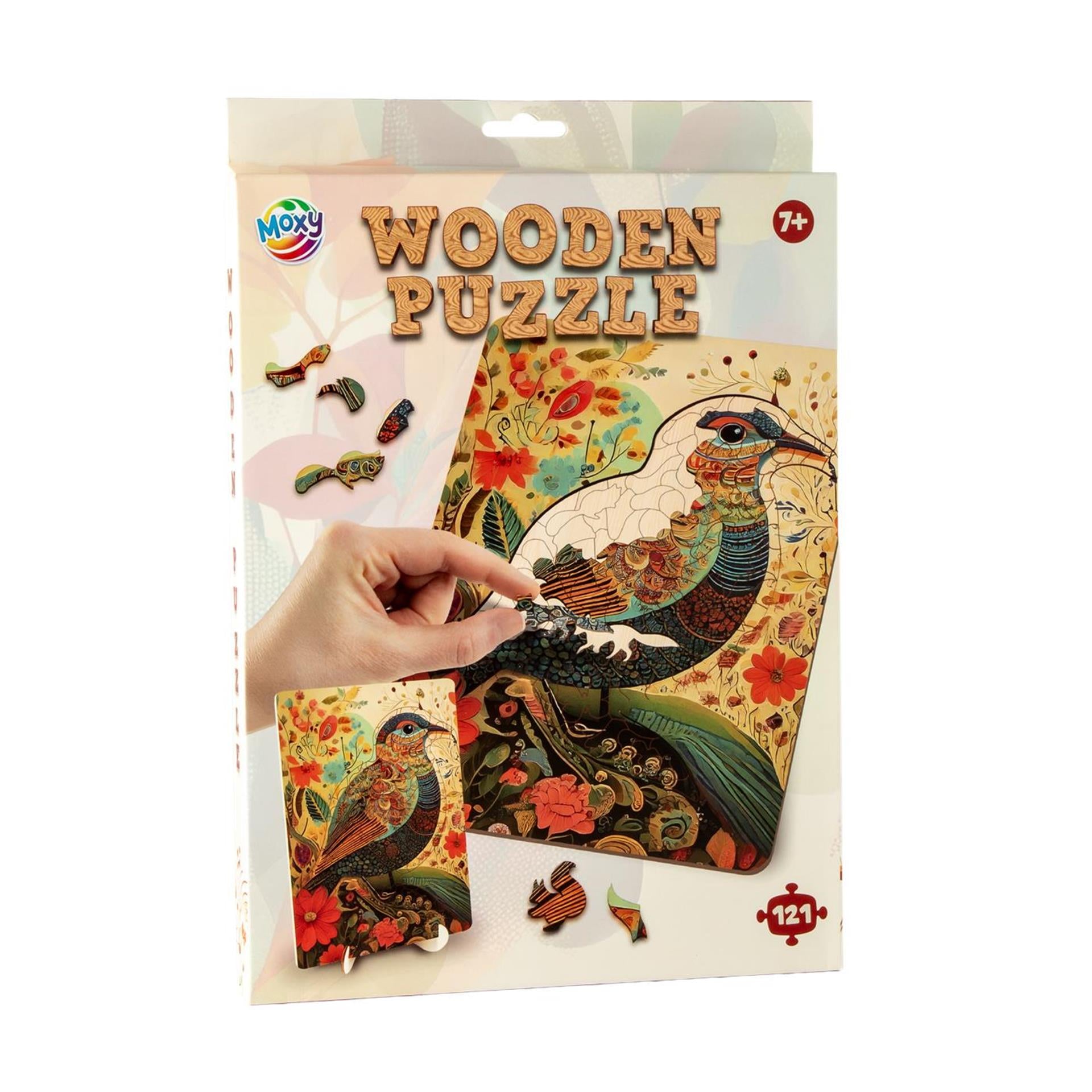 Moxy - Moxy houten puzzel bird unieke vormen