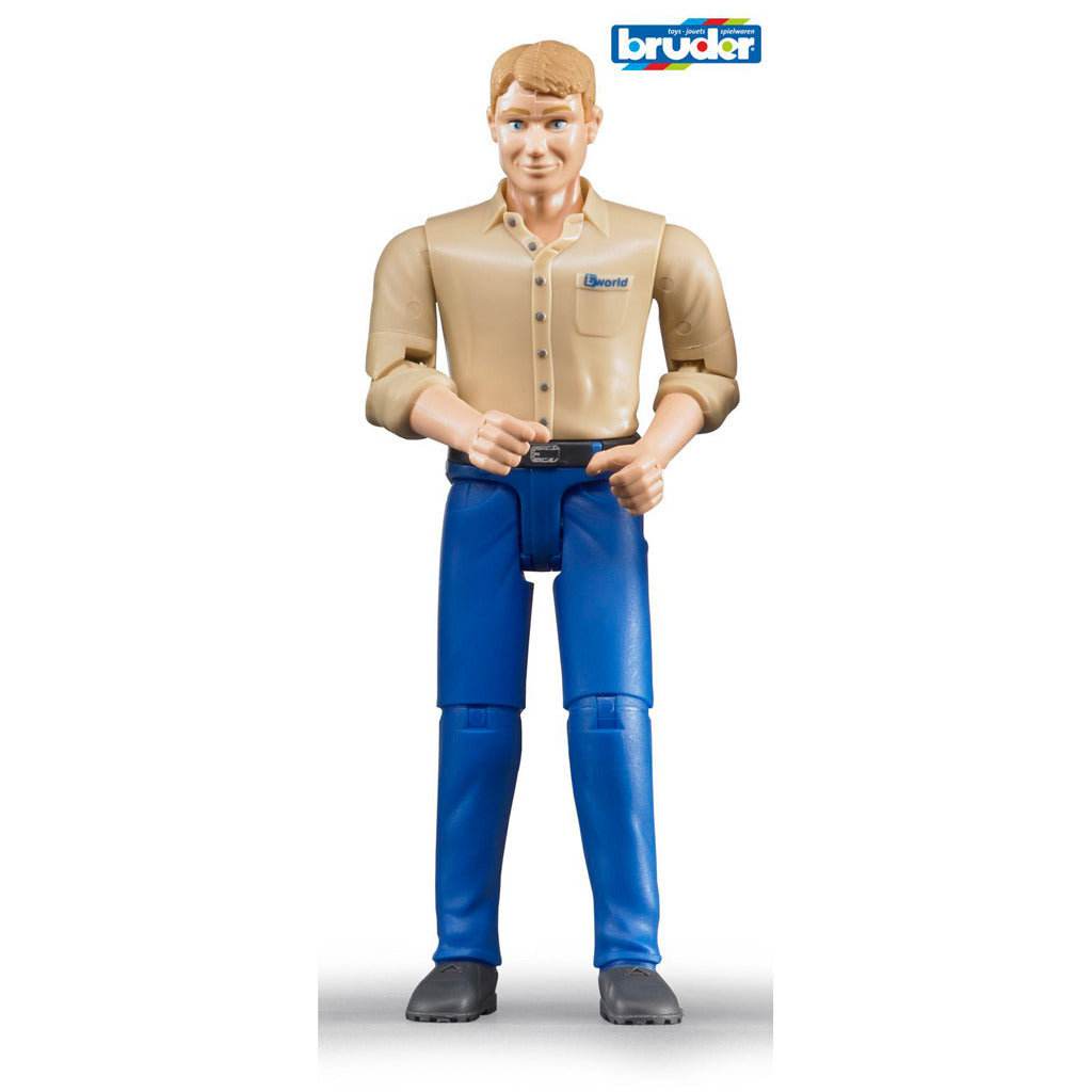 Bruder - Bruder 60006 man met blauwe broek