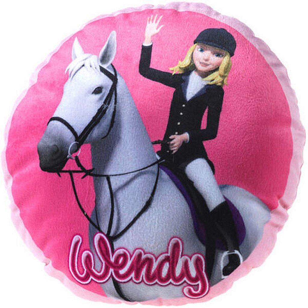 Heunec knuffelkussen wendy roze 25 cm