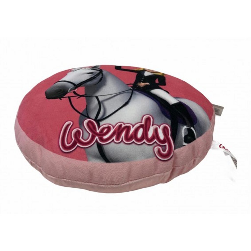 Heunec knuffelkussen wendy roze 25 cm