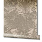 Noordwand behang botanica large leaves metallic
