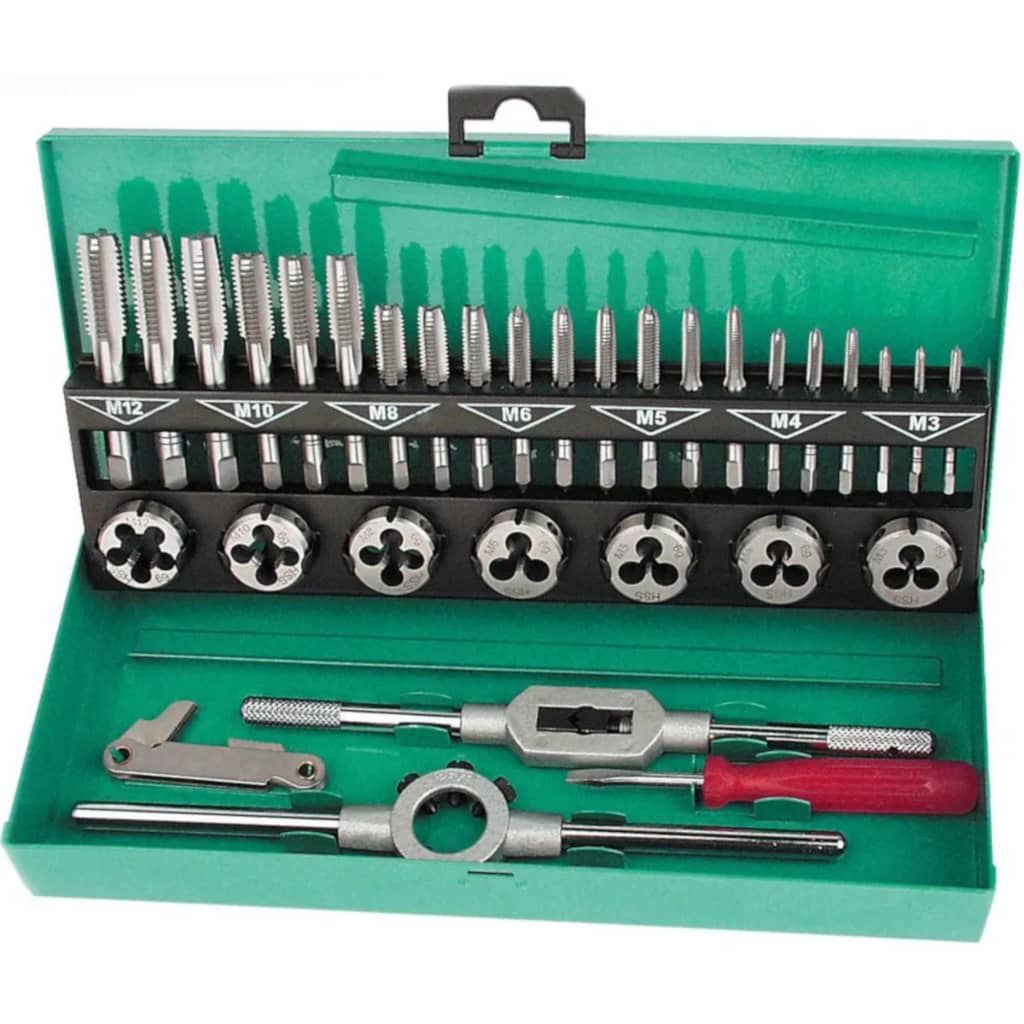 Brüder mannesmann tappen en snijmoerenset 32 dlg (hobby) - 53250-b