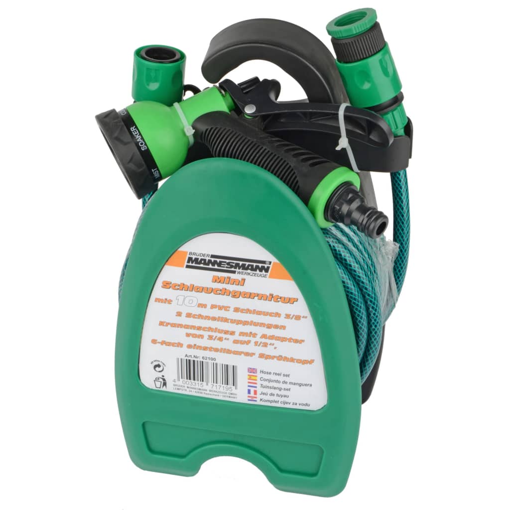Brüder mannesmann tuinslangset mini 10 meter (hobby) - 62100