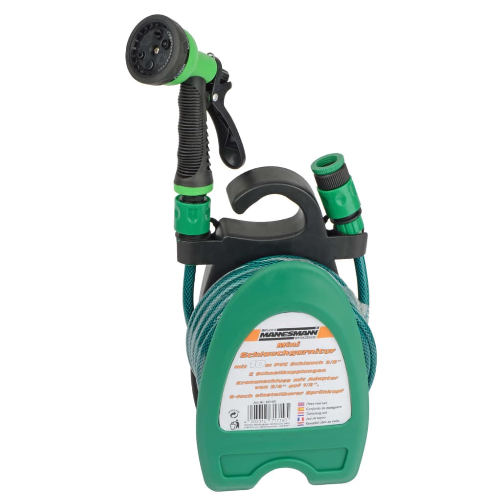 Brüder mannesmann tuinslangset mini 10 meter (hobby) - 62100