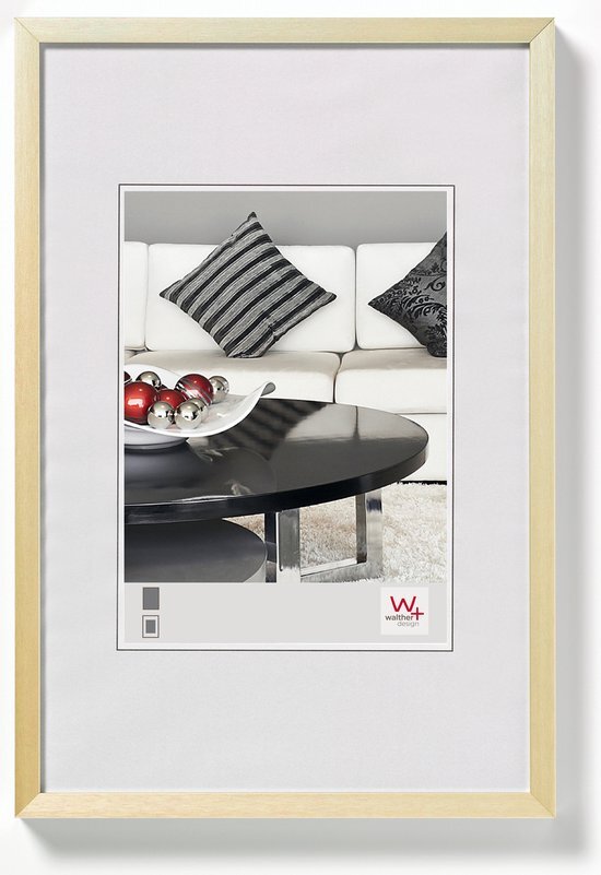 Walther - Walther chair - fotolijst - fotoformaat 297x42 cm (din a3) - goud
