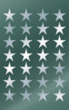 Avery av-52811 etiket z-design christmas pakje a 2 vel zilveren sterren