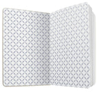 Sigel si-jn126 notitieboek jolie flair a6 hardcover gelinieerd gletsjer grijs 174 blz 80g