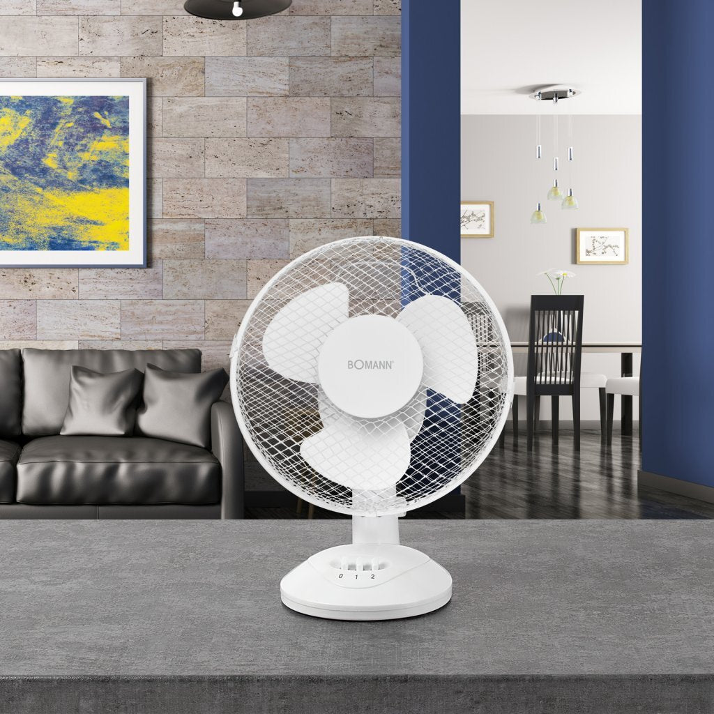 Bomann vl 1137 cb tafelventilator 23 cm wit