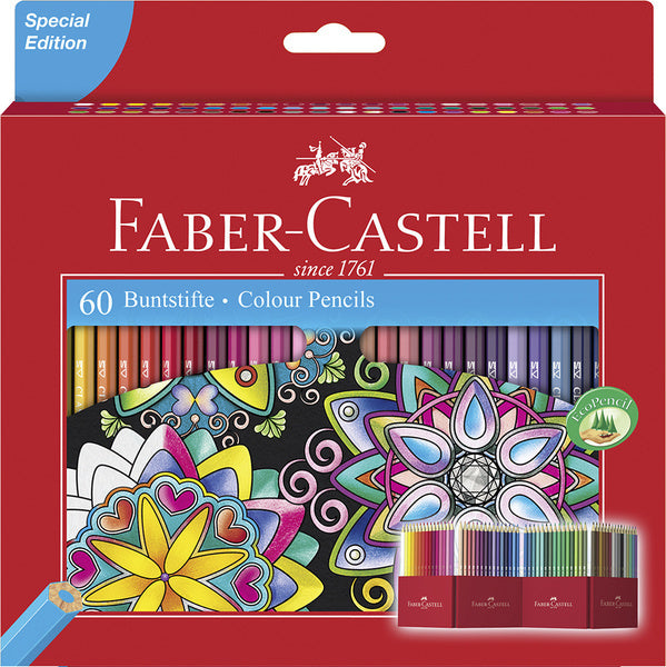 Faber-Castell - Faber-Castell kleurpotloden - castle - 60 stuks - fc-111260