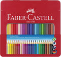 Faber-castell faber castell fc-112423 kleurpotlood grip metalen etui a 24 stuks