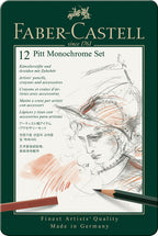 Faber-Castell - Faber-Castell potloodset - pitt monochrome - 12-delig - fc-112975