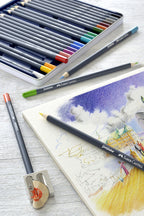 Faber-castell faber castell fc-114748 kleurpotlood goldfaber etui à 48 stuks