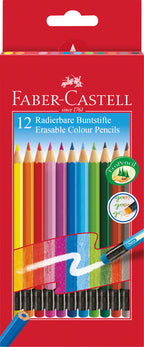 Faber-castell kleurpotloden faber castell kleurenassortiment uitwisbaar