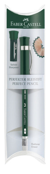 Faber-castell grafietpotlood - serie 9000 - hardheid b - perfect pencil - fc-119037