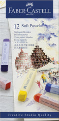 Faber-Castell - Faber-Castell pastelkrijt - creative studio - softpastel - 12 stuks - kleuren - fc-128312